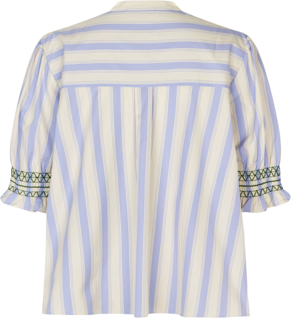 2367 Smocked Cotton, Smocked Gathered Top