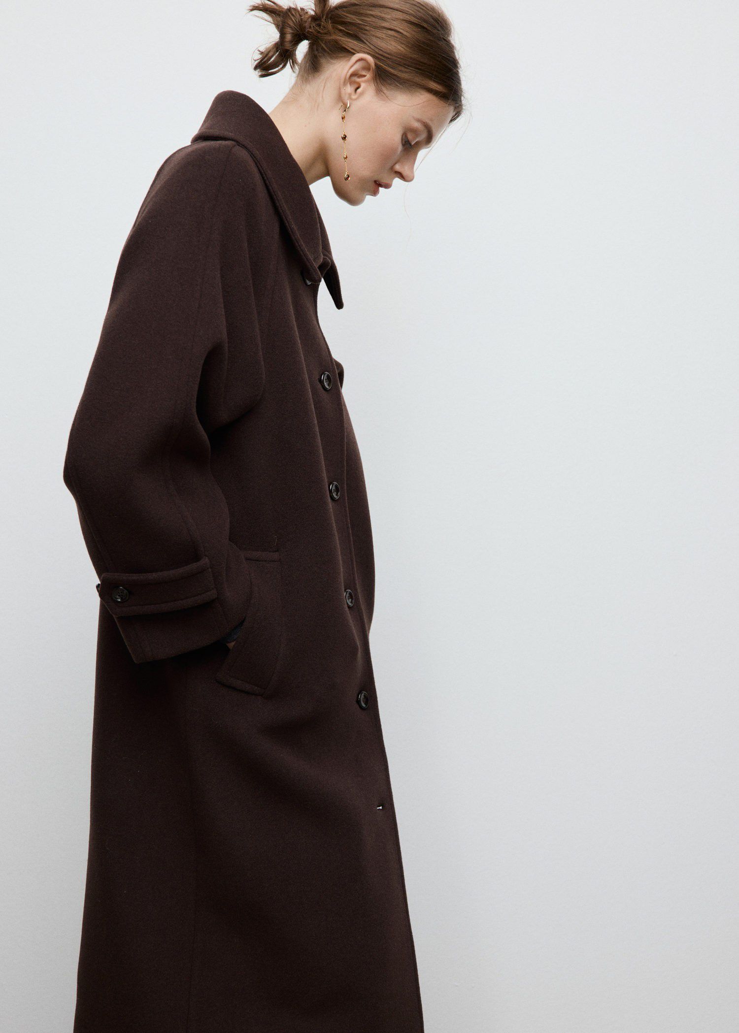 Thread sphere earrings