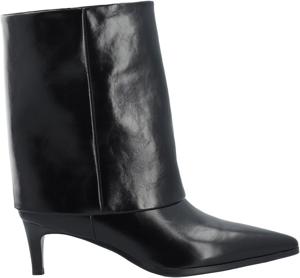 BIAABBIE Mid Fold Over Boot Faux Leather