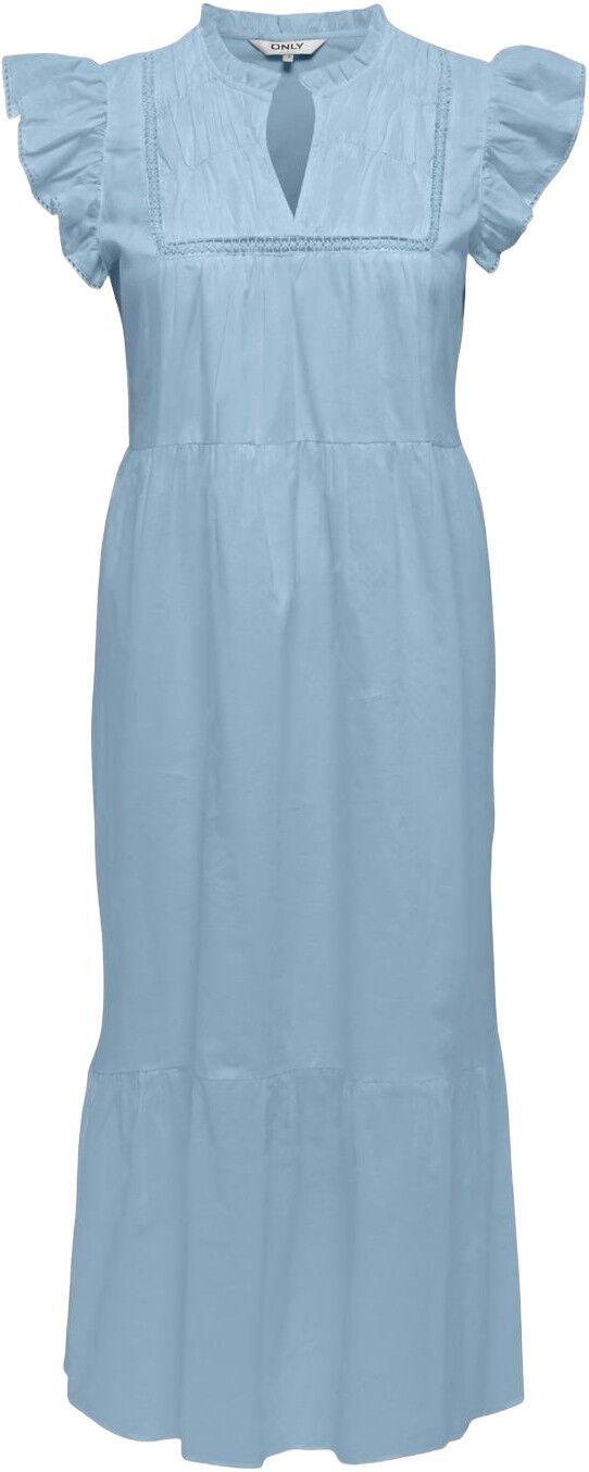 ONLTEA-IDRIS S/L FRILL TAPE DRESS W