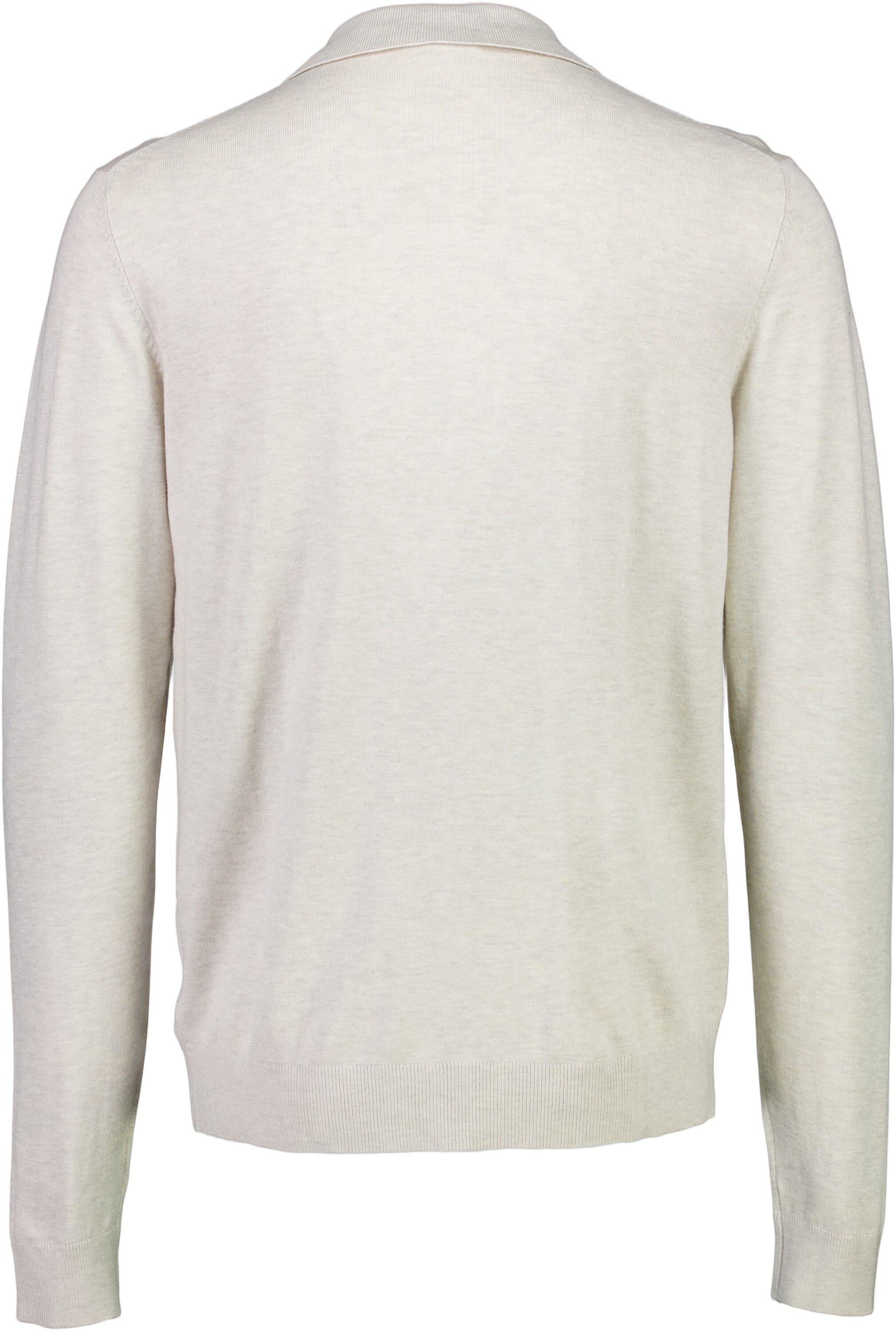 Ecovero L/S zip polo