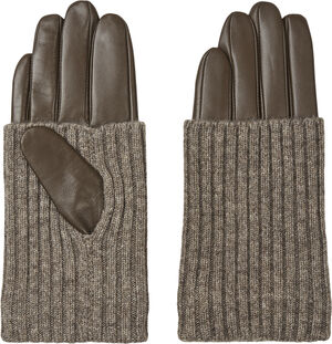 Day Leather Knit Glove