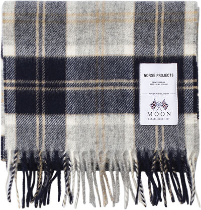Checked Lambswool Scarf