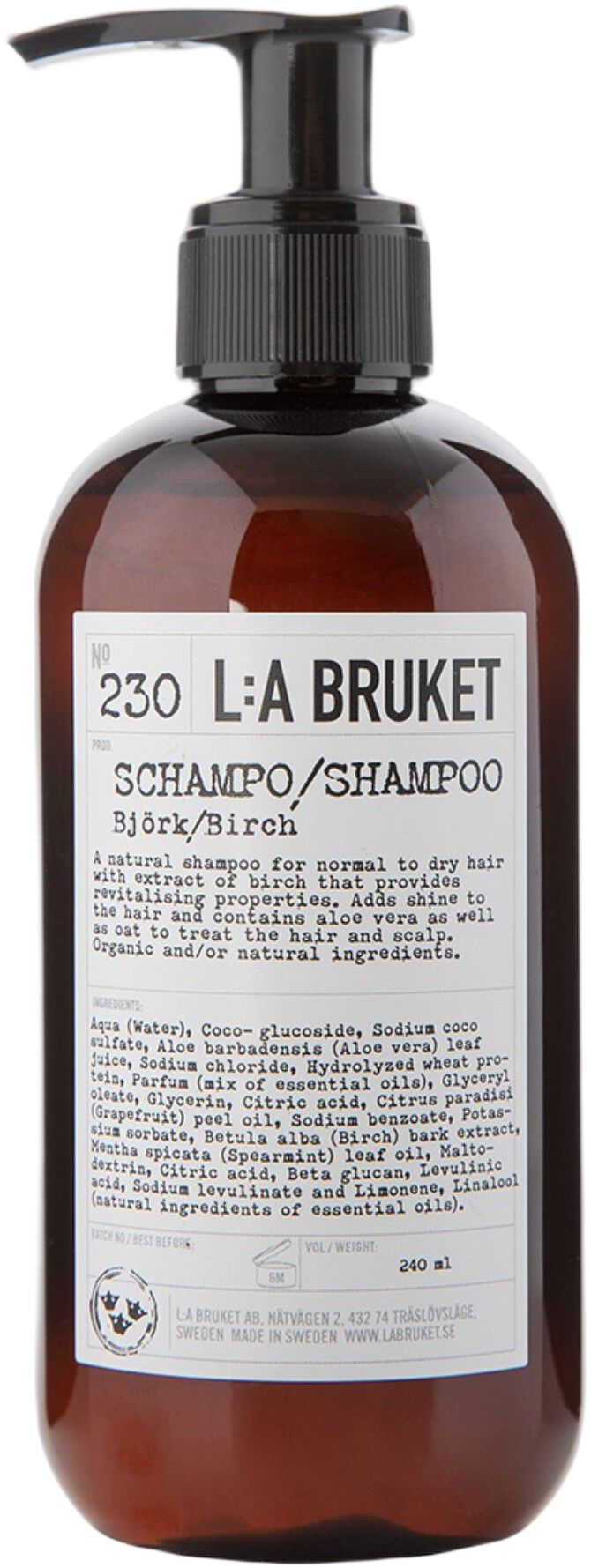 230 Schampo Bjrk 240 ml