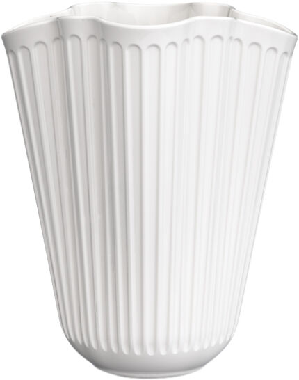 Hammersh&oslash;i Unfold Vase H16. 5 cm hvid