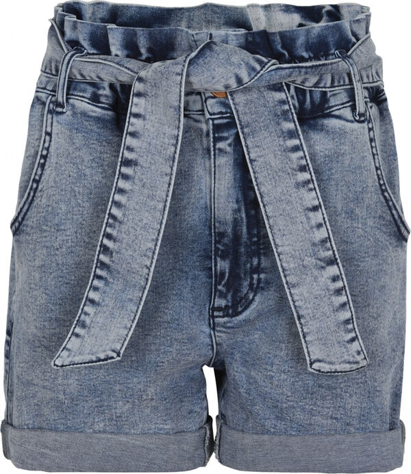 NAHLE HIGH WAIST DENIM SHORTS
