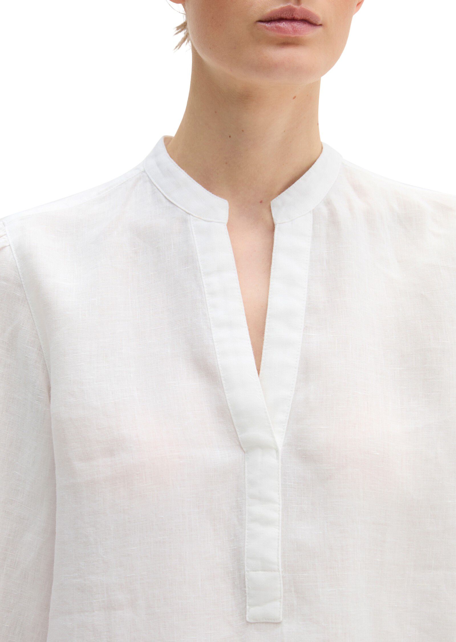 Blouse, a-shape, pleat detail at ce