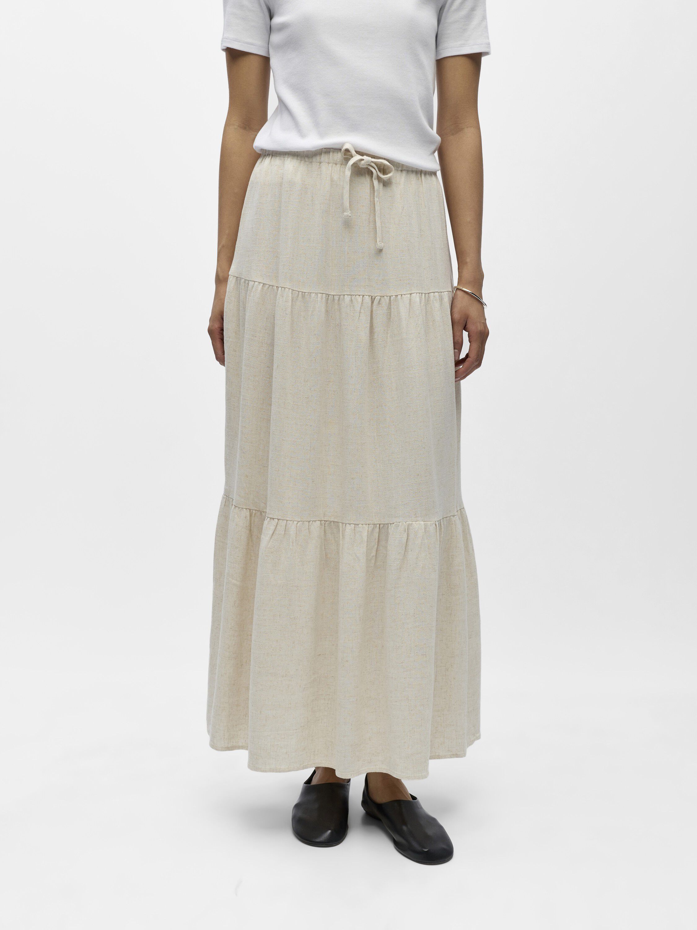 OBJSANNE MW LONG LAYER SKIRT NOOS