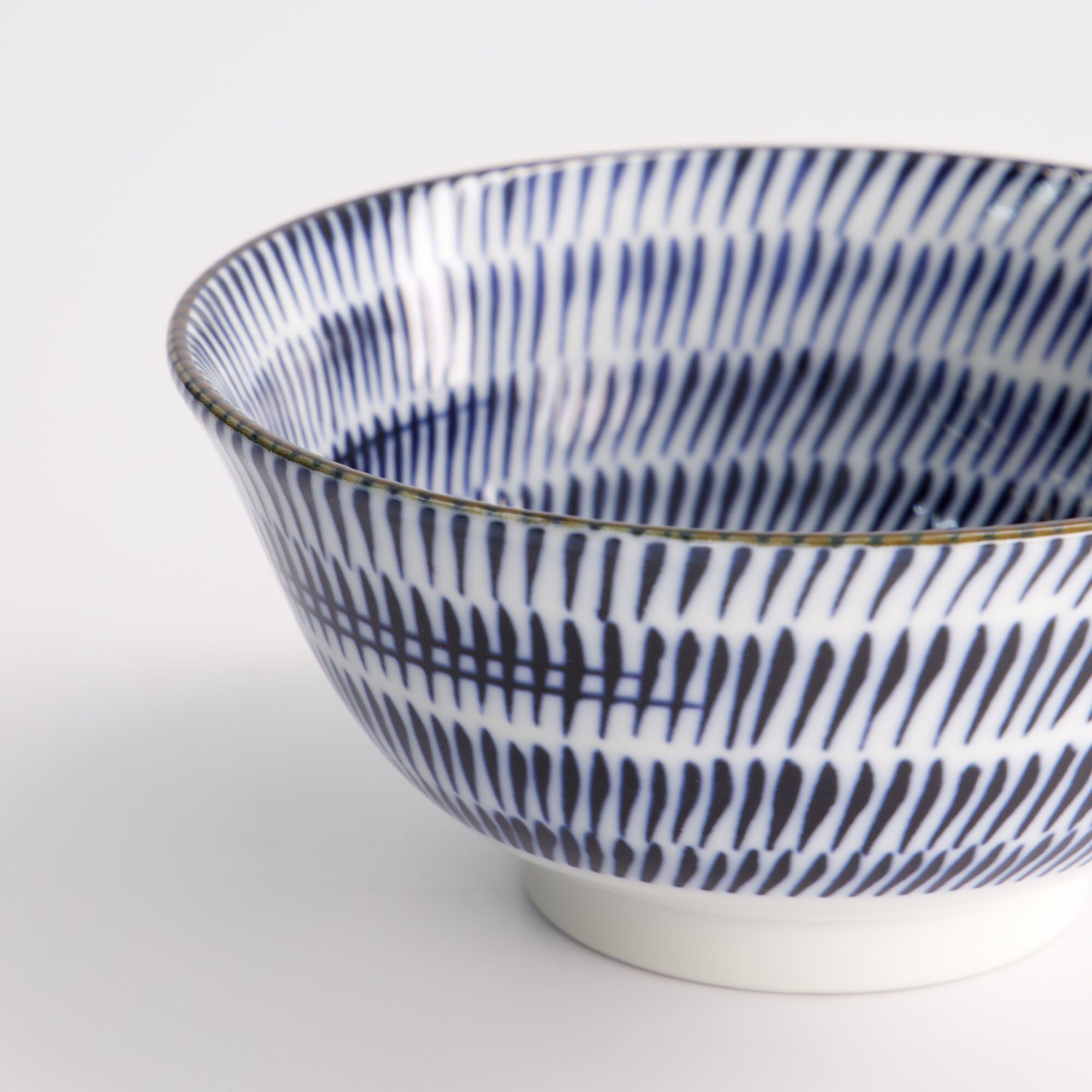 Mino Blue Mixed Bowls Tayo Bowl 15x7cm Kanna 21648 6/48