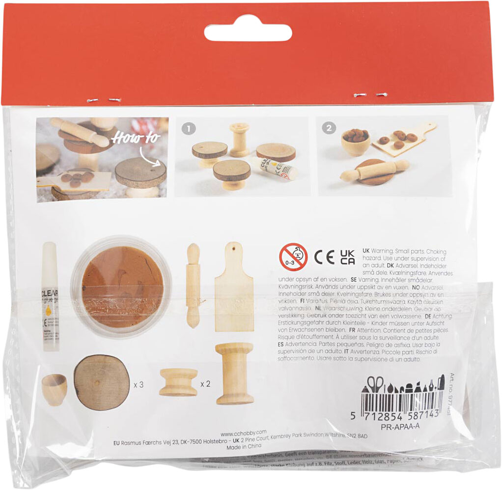 Mini DIY Kit Nissens D&oslash;r, Sm&aring;kagebagning