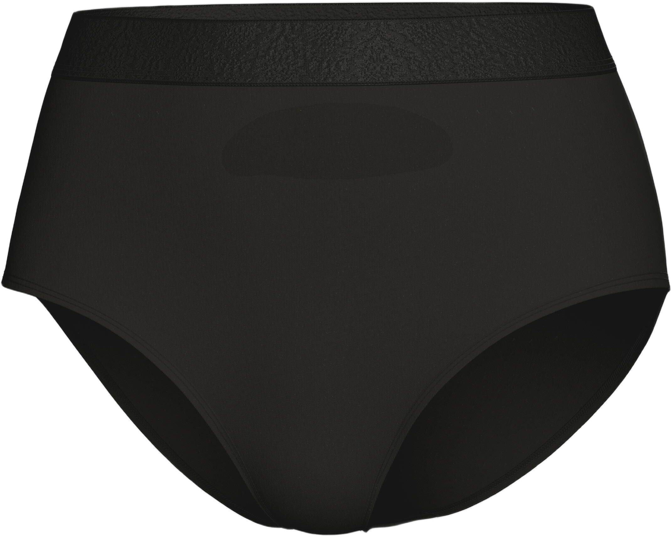High waist panties with elastic band