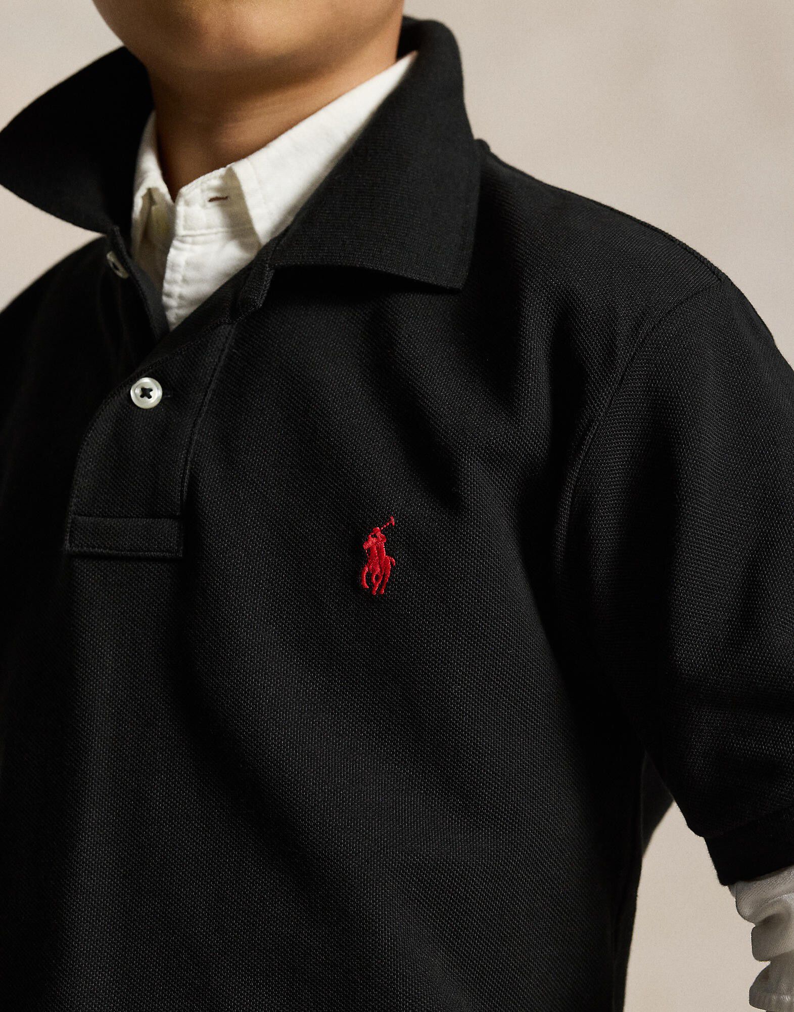 BASIC MESH-POLO-TP-KNT