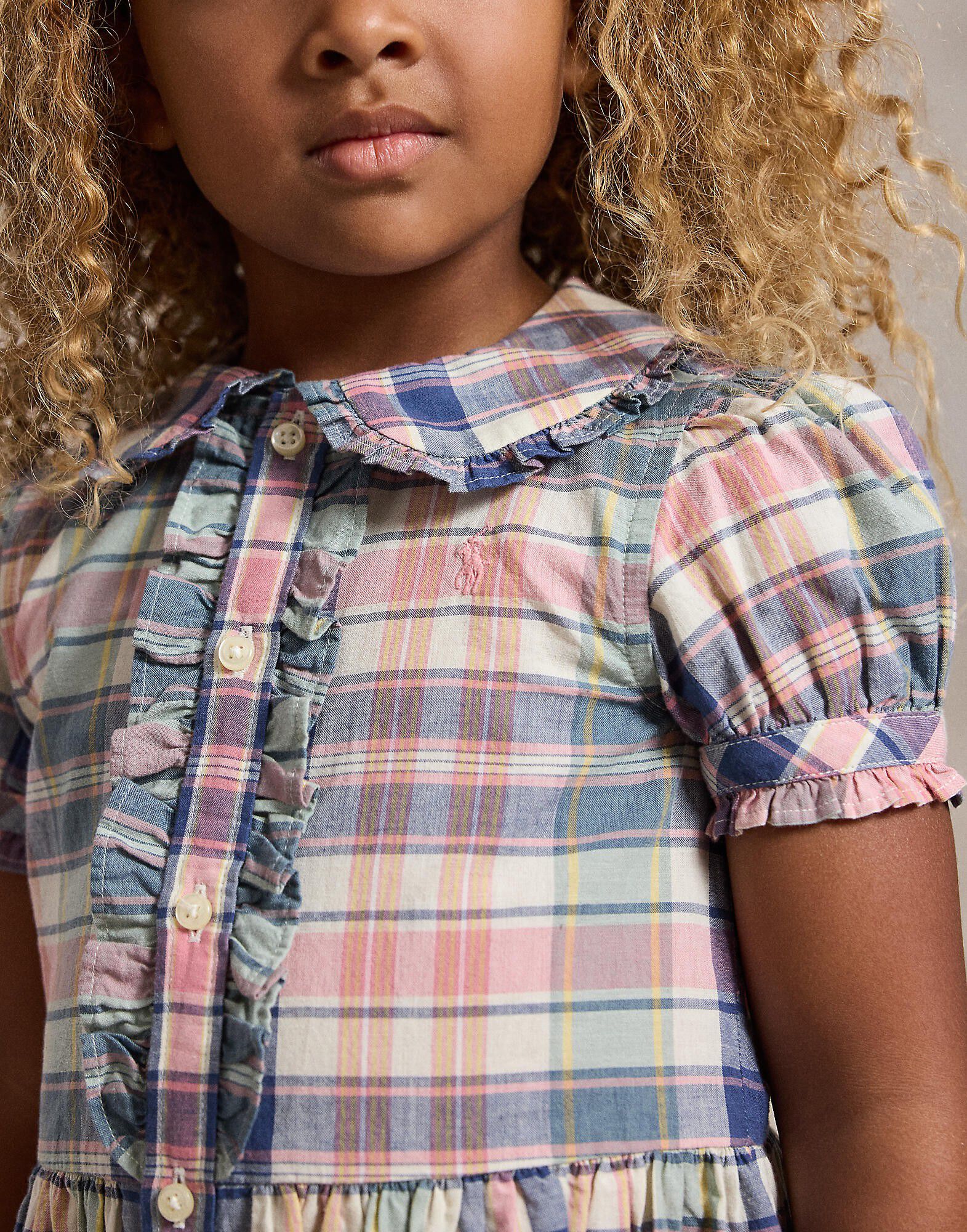 Plaid Cotton Shirtdress