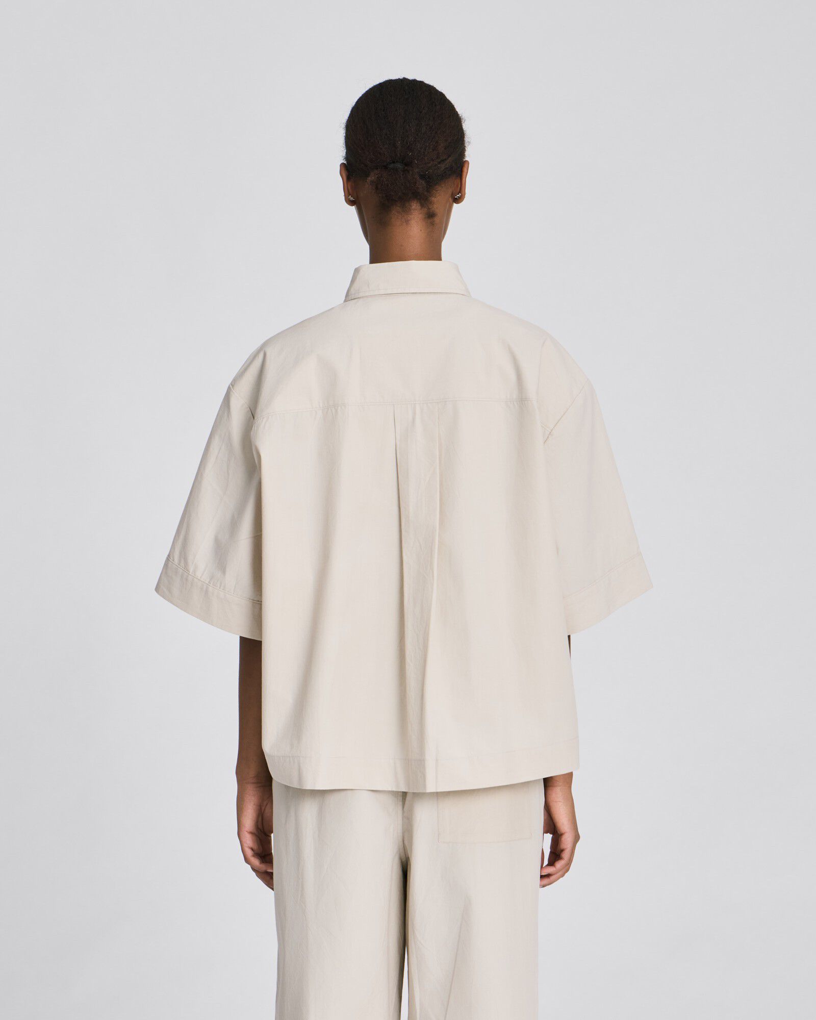 Astrid S/S Shirt Poplin Gots 243975
