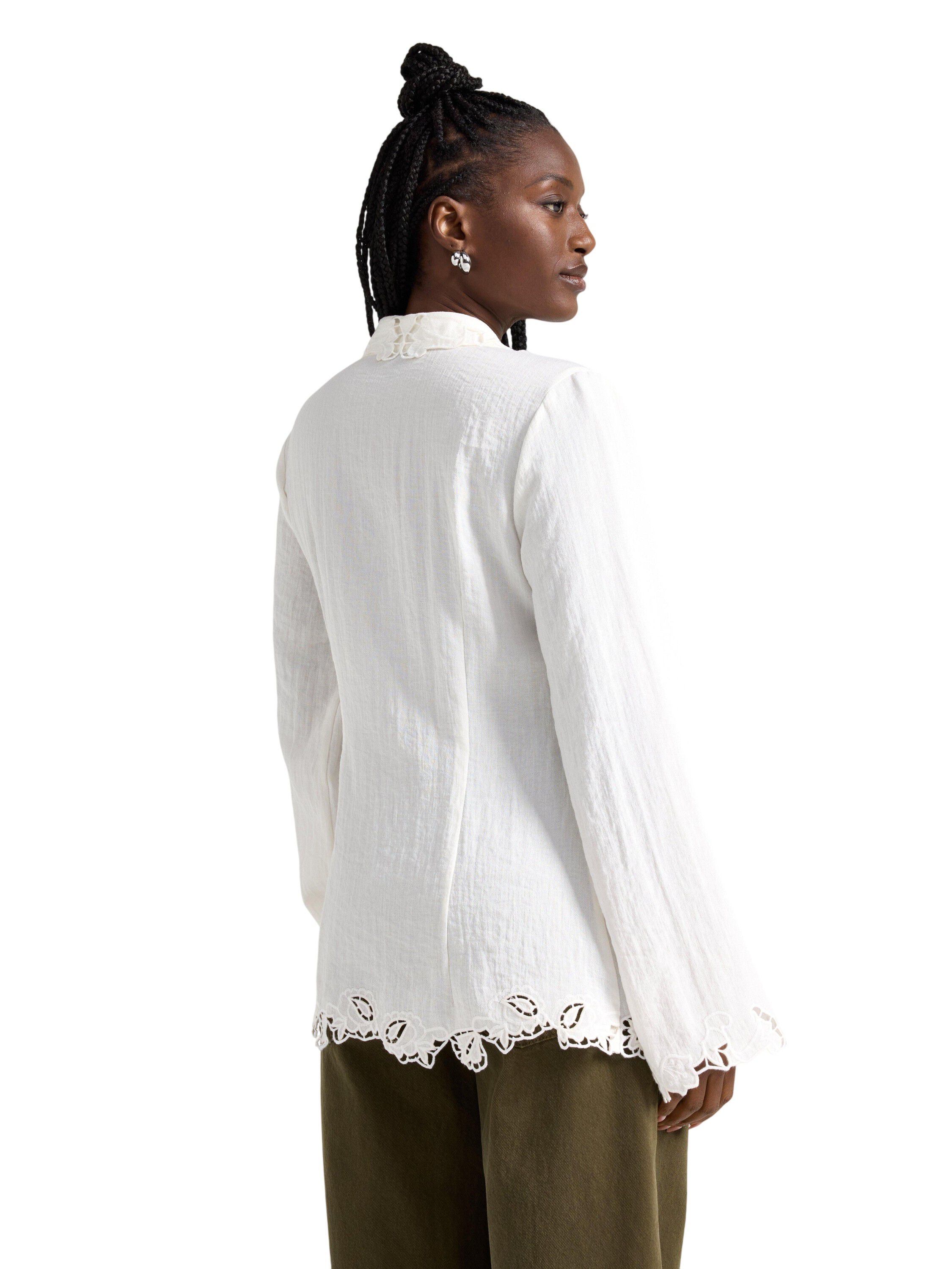 Woven blouse in soft viscose with l