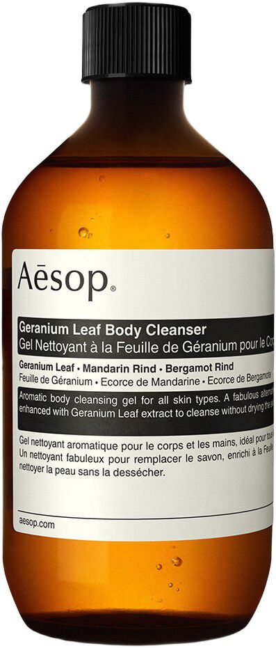 Geranium Leaf Body Cleanser 500mL with Screw Cap