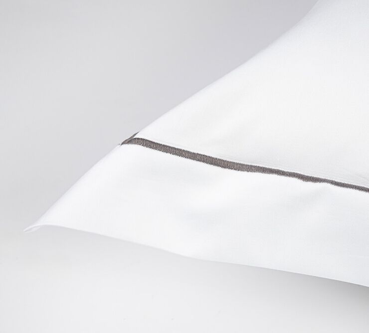 Egyptisk sengesæt 140x200 White/Grey