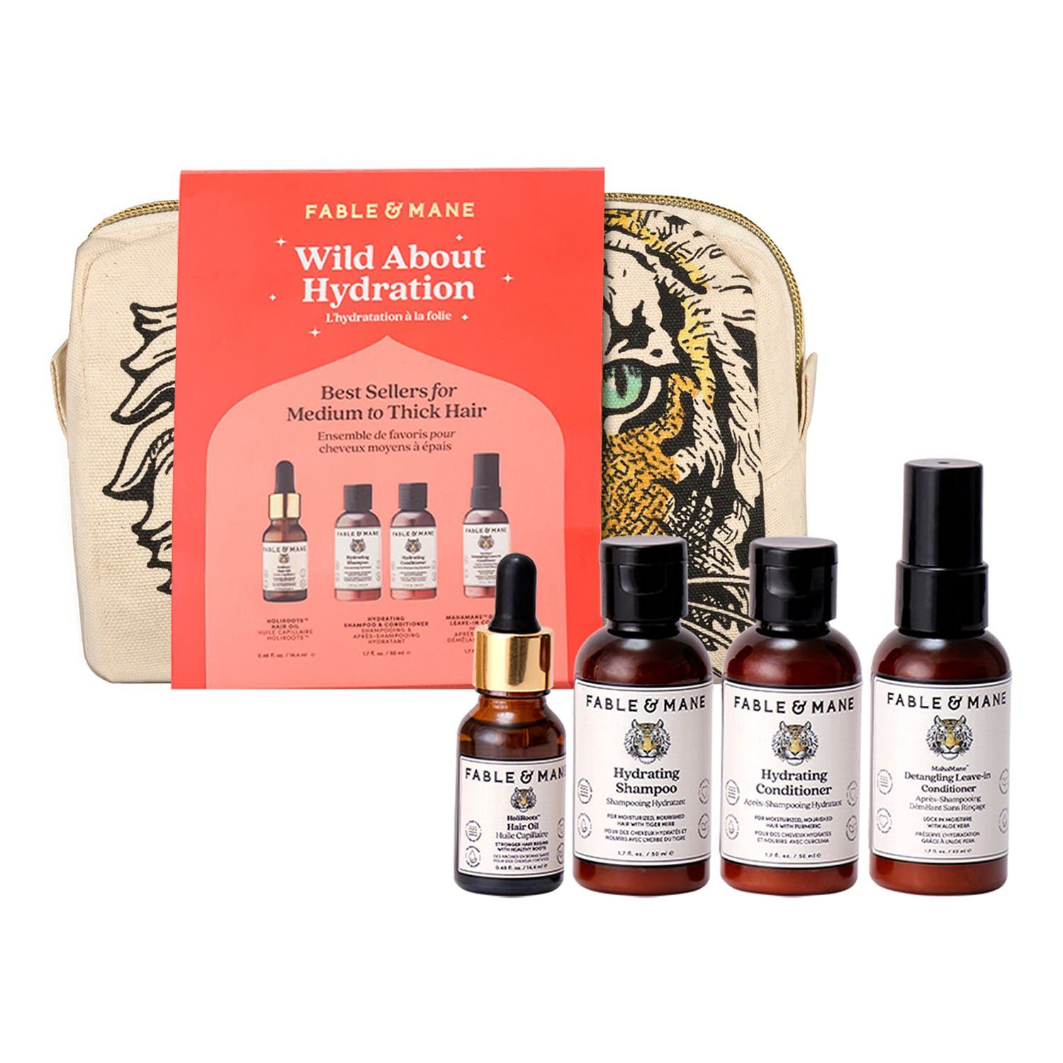 Wild About Hydration - &aring;terfuktande rutinset, medeltjockt till tjockt