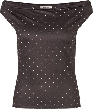 Himamd print off-shoulder top