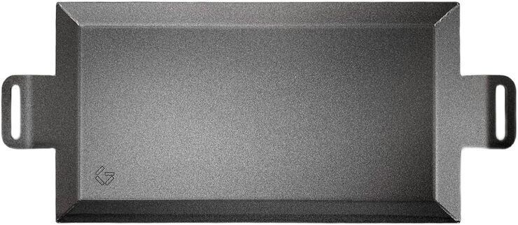 Stegeplade - carbonstål - 62x27 cm