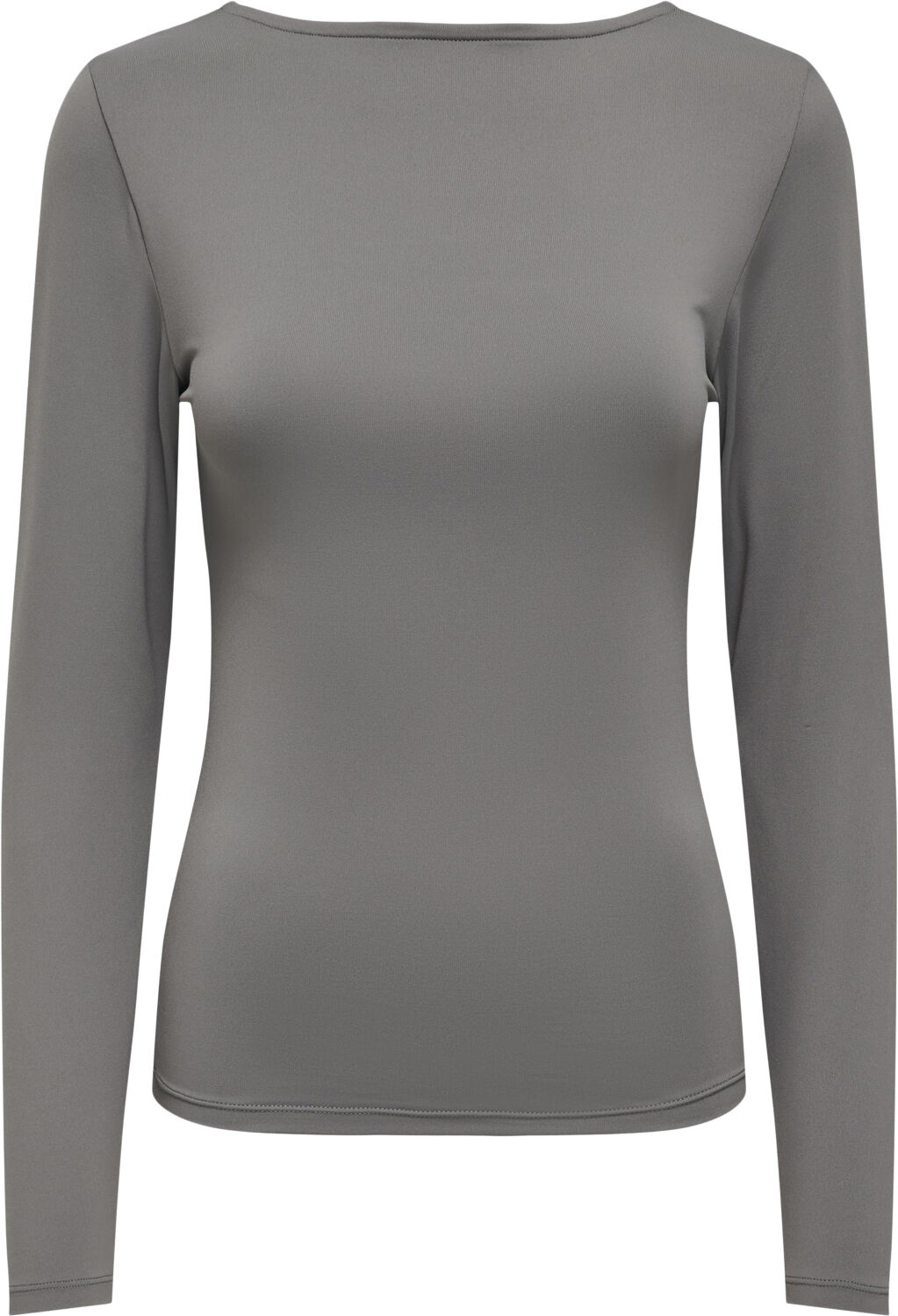 ONLEA L/S 2-WAY DEEP NECK TOP JRS