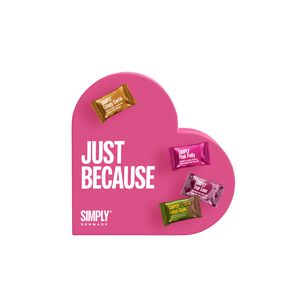 Simply&reg; JUST BECAUSE chokolade&aelig;ske (100g)
