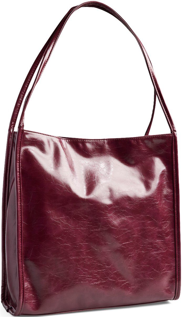 PCMALOU PATENT SHOPPING BAG WB