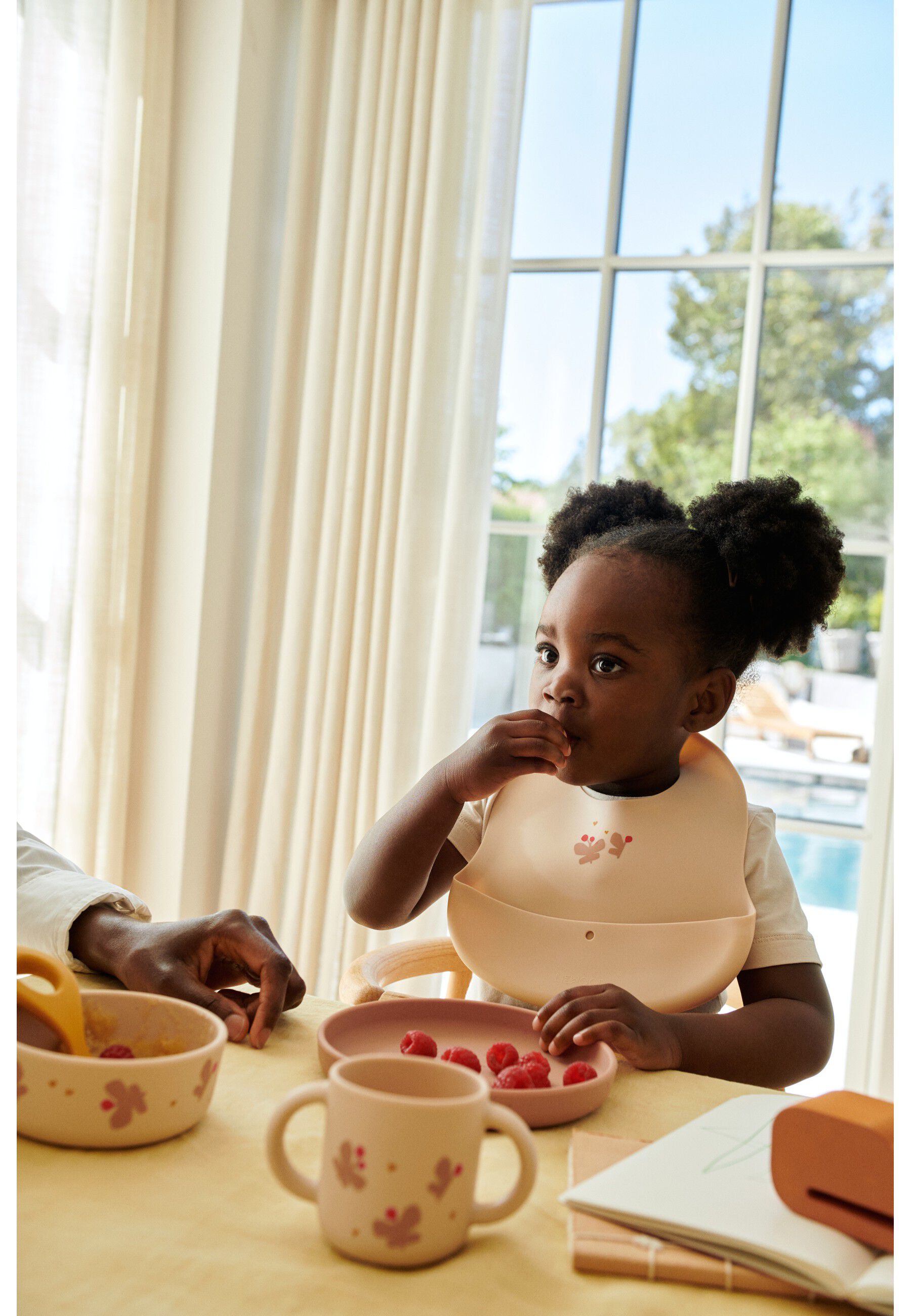 Ember Printed Bib 2-pack Mini Butte