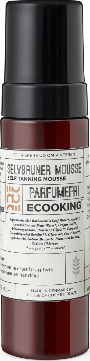 uheldigvis Selskab Hysterisk Ecooking Selvbruner Mousse fra Ecooking | 239.95 DKK | Magasin.dk