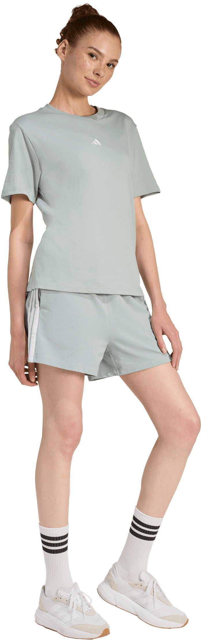 Essentials 3-Stripes Bomulds Shorts