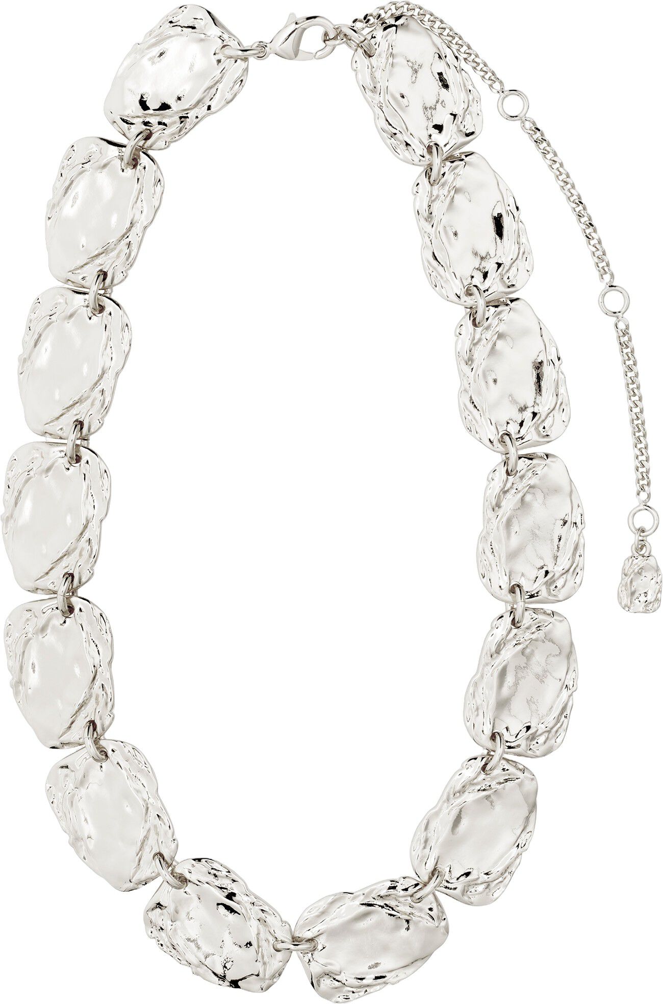 SHIFT halsk&aelig;de s&oslash;lvbelagt