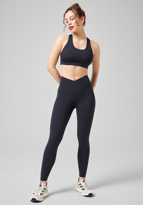 Overlap High Waist Tights