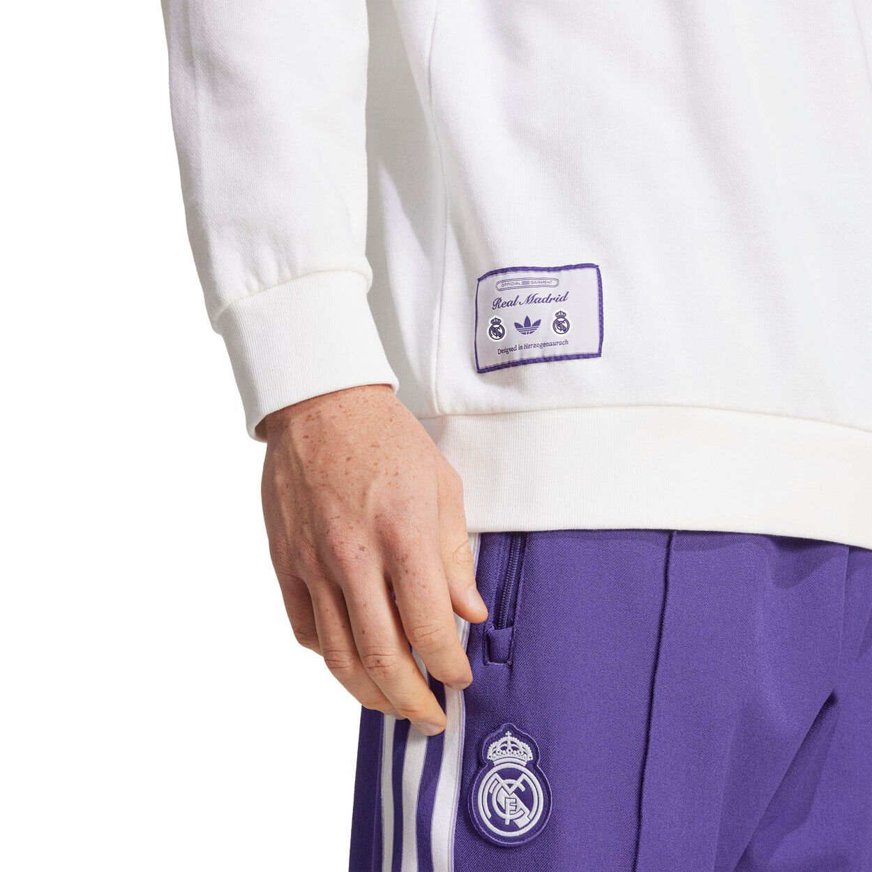 Real Madrid Terrace Icons Half-Zip Tr&aelig;nings Tr&oslash;je