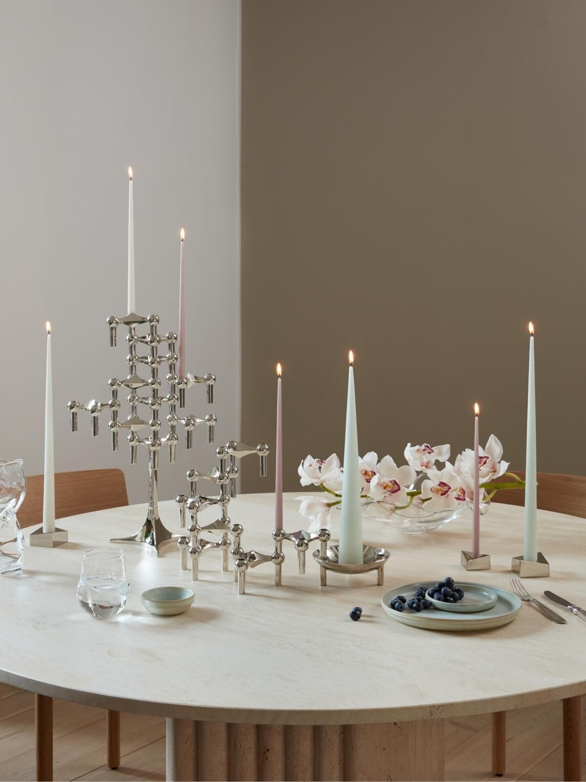 STOFF Nagel&reg; lysestage krom