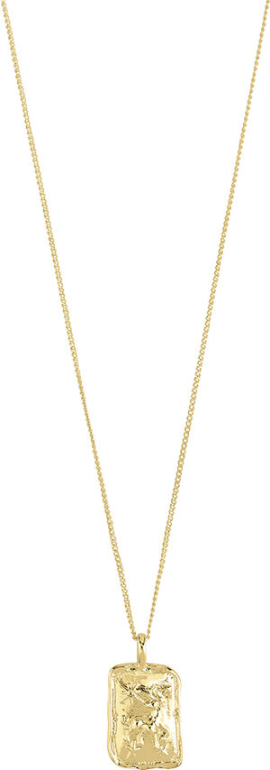 TAURUS recycled Zodiac Sign necklace, gold-plated