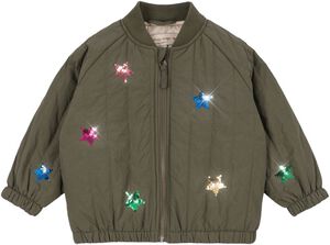 JUNO SEQUIN BOMBER JACKET