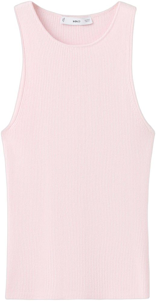 Fitted fine-knit top