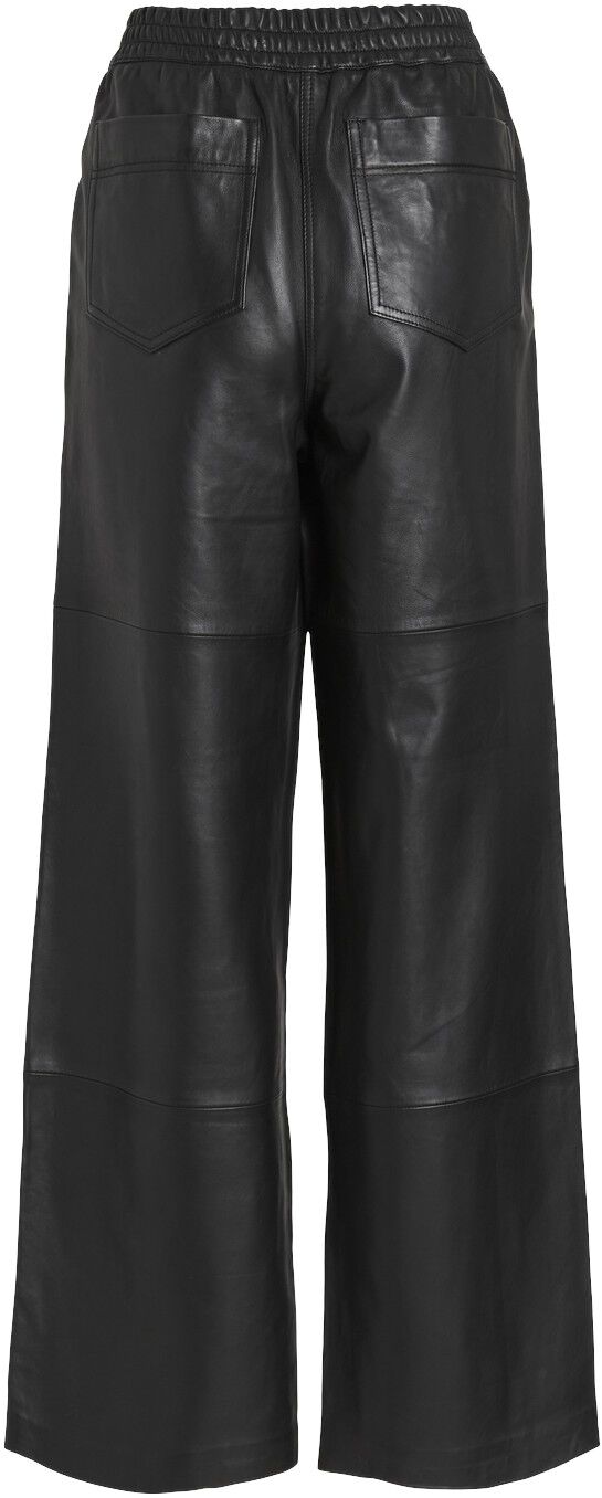 Rouisabel Hw Fl Wf Leather Trouser/Pf