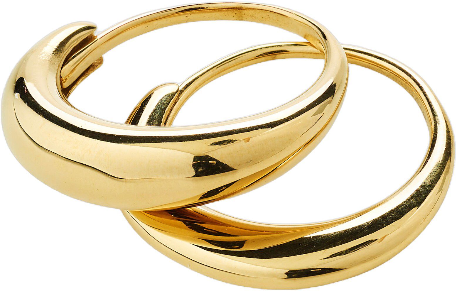 KAISYN ring, 2-in-1 set, gold-plated