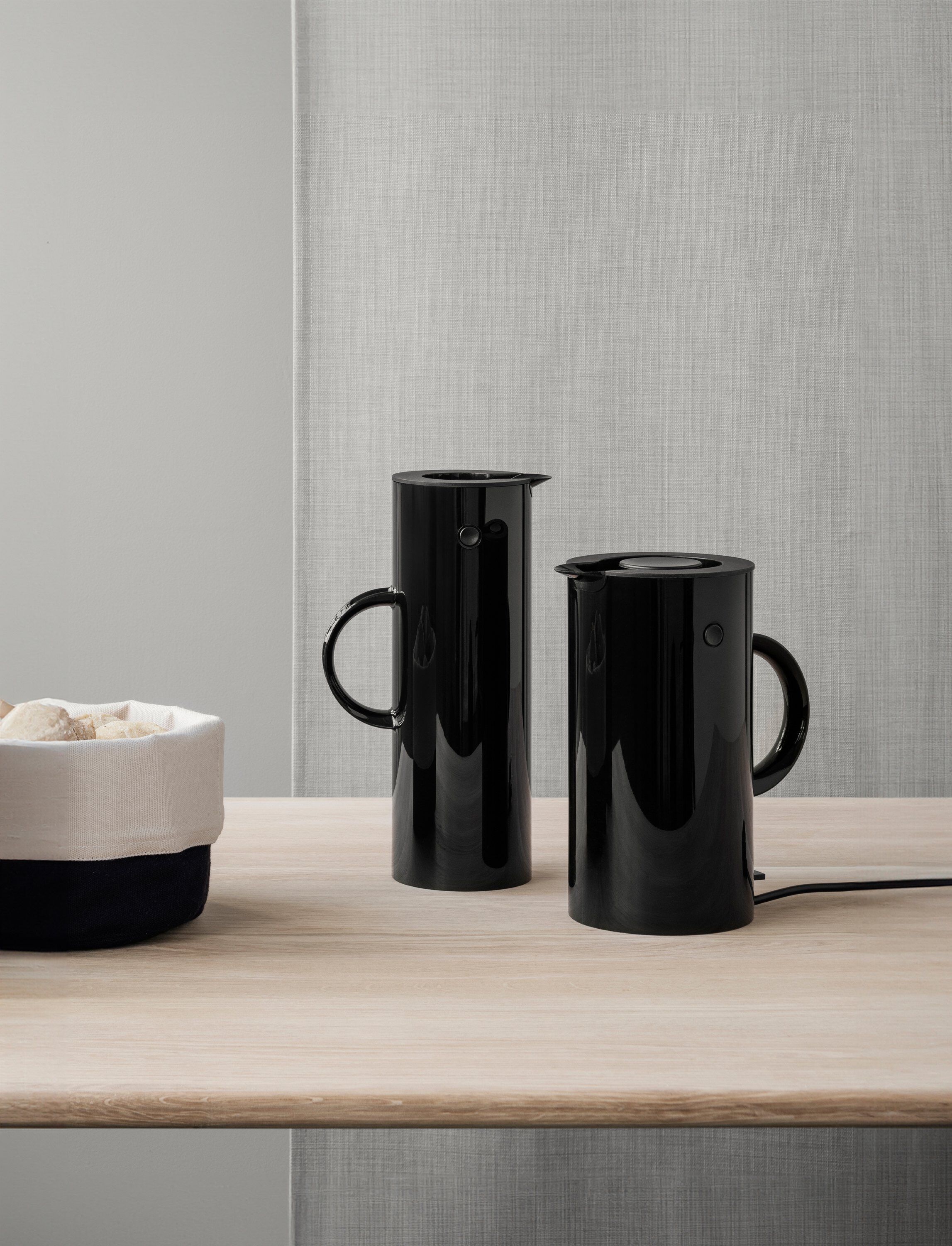 Stelton br&oslash;dpose black / sand