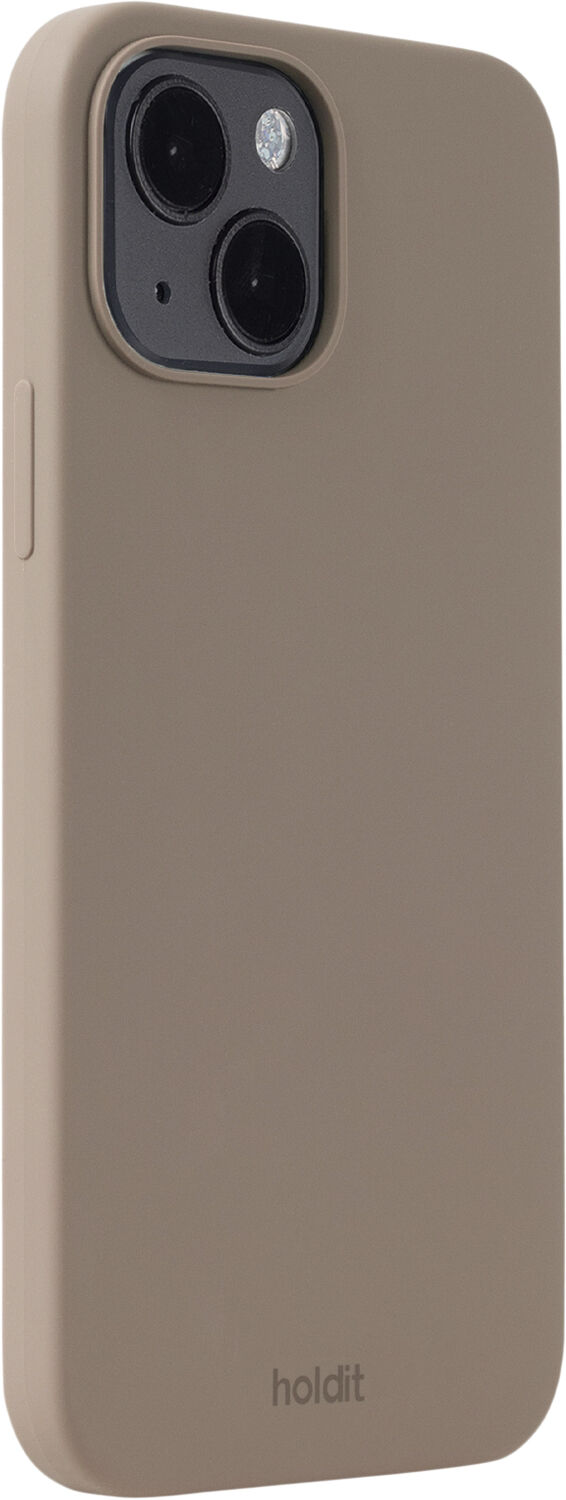 Silicone Case iPhone 15 Mocha Brown
