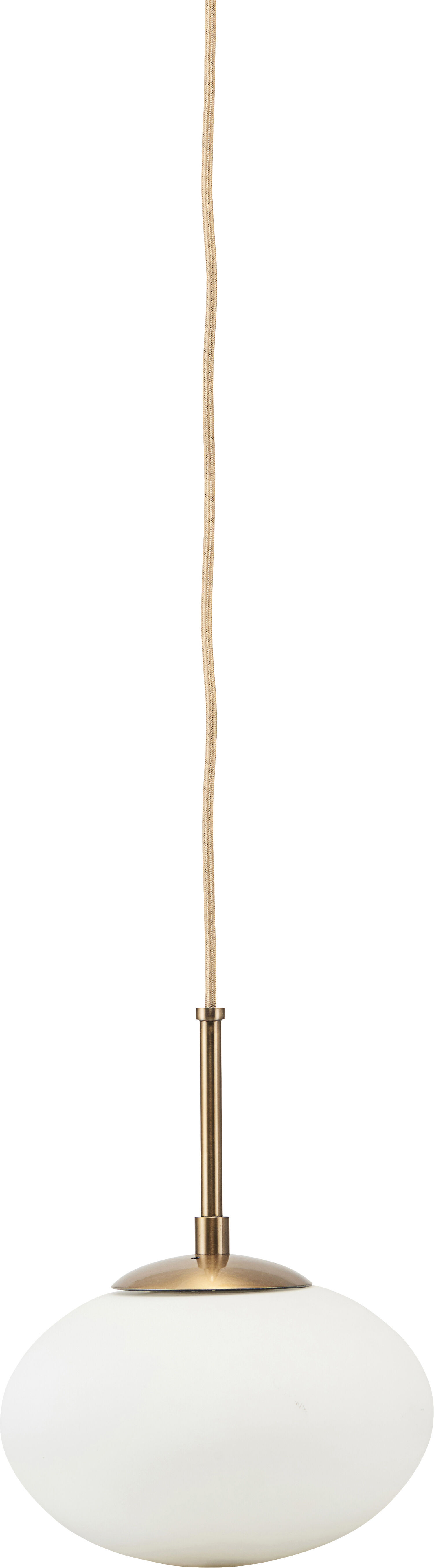 Lampe, Opal, Hvid, dia: 22 cm, h: - Gb0116