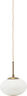 Lampe, Opal, Hvid, dia: 22 cm, h: - Gb0116