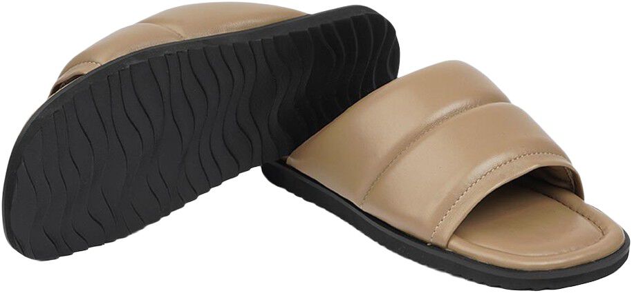 VESIME - PUFFY SHEEPSKIN SLIP-ON / RUBBER SOLE