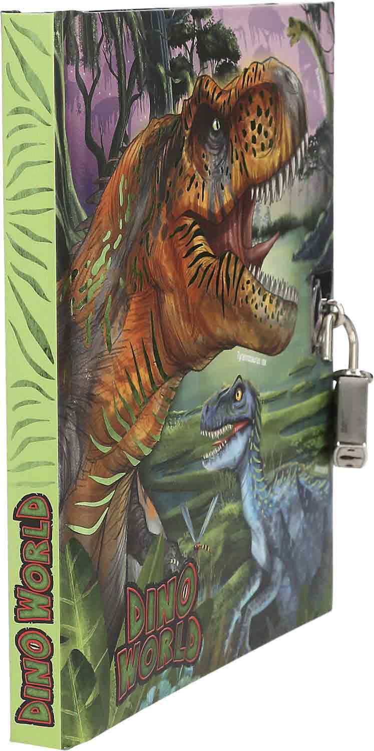 Dino World Dagbog m/h&aelig;nge