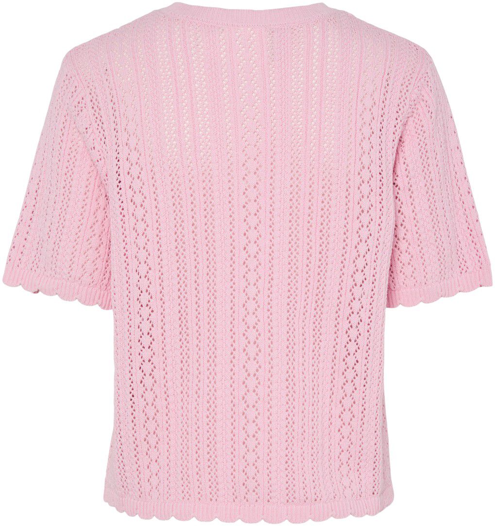 PCNUKA SS O-NECK KNIT CARDIGAN NOOS