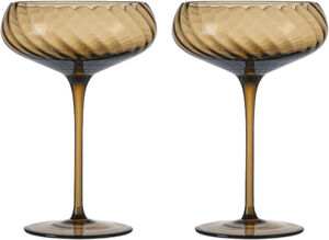 Champagne saucer Opacity 2pcs/set