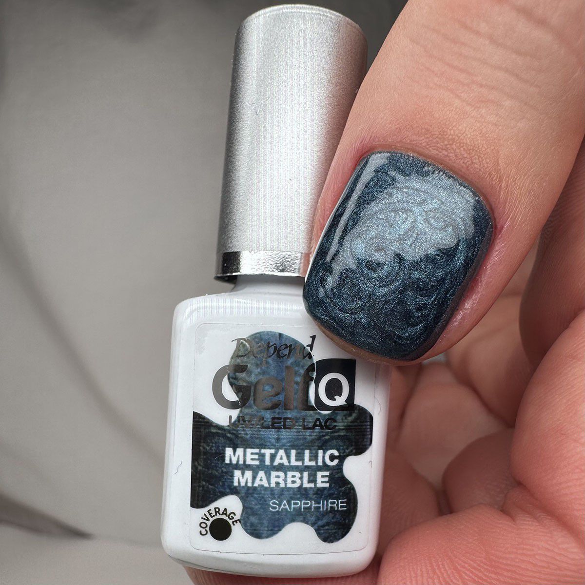 GeliQ Metallic Marble Sapphire