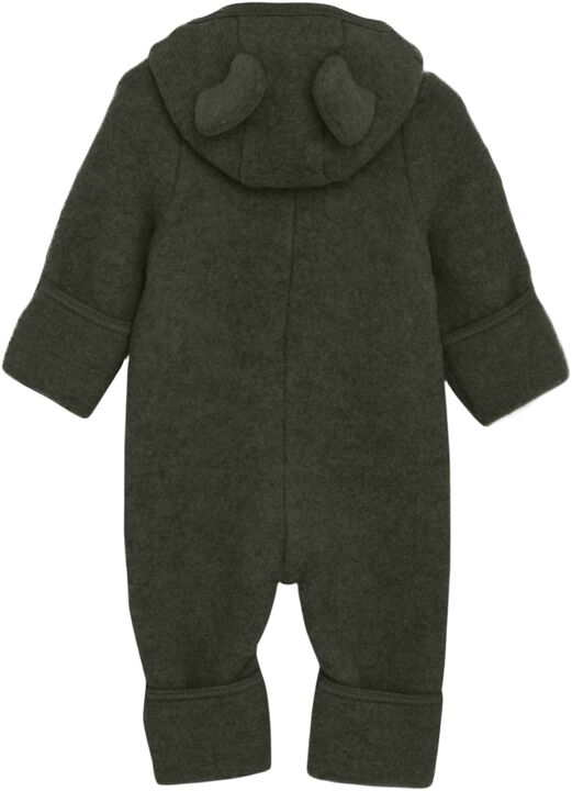 Pram Suit Ears Wool Fleece