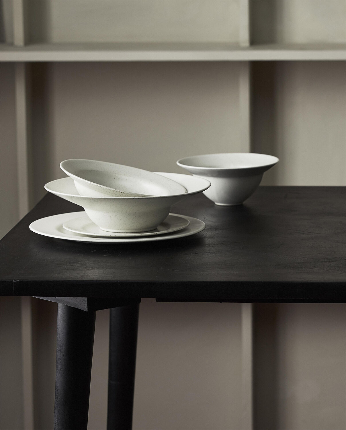 GRAWA deep plate, ivory